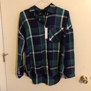 SANCTUARY
Green Women's Small Flannel
